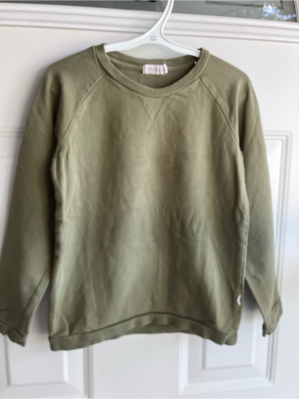 Miles green long sleeve shirt sweater size 7